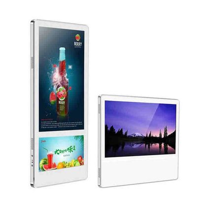 کیفیت  Indoor Elevator Media Wall Mounted Digital Advertising Screen For Customizable Advertising Display کارخانه