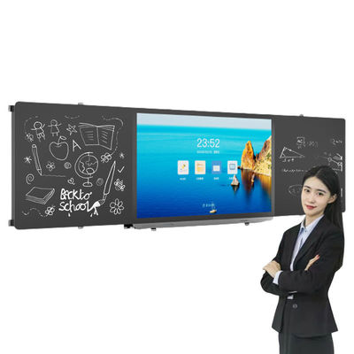 4k Smart Digital Blackboard صفحه لمسی با پروژکتور بی سیم 75 اینچ
