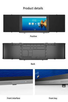 4k Smart Digital Blackboard صفحه لمسی با پروژکتور بی سیم 75 اینچ