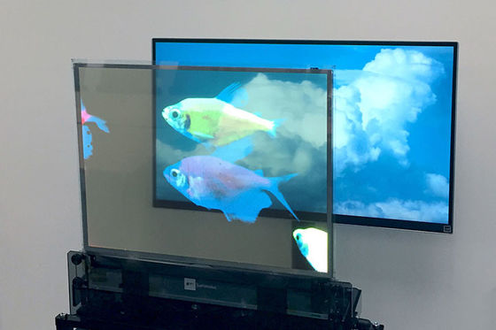 صفحه نمایش شفاف OLED با روشنایی بالا، صفحه نمایش OLED شفاف تمام رنگی چند منظوره