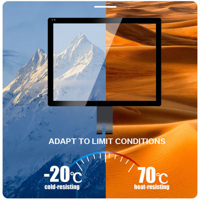 TFT-LCD Capacitive Touch Screen Capacitive Touch Monitor 10 O ساعت زاویه مشاهده