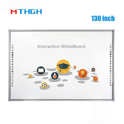 130 اینچ صفحه نمایش Whiteboard تعاملی چند لمسی هوشمند مادون قرمز لمس