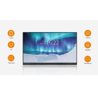 صفحه نمایش لمسی تعاملی 86 اینچی با USB برای آموزش کنفرانس