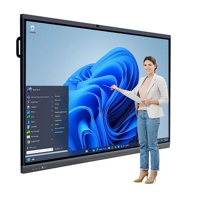 75 اینچ همه در یک صفحه سفید تعاملی 4G / 8G / 16G / 32G / 64G / 128G / 512G اختیاری