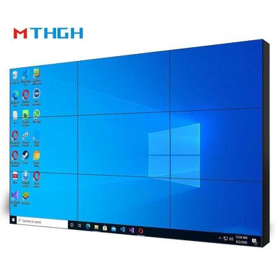 46 اینچ 72% رنگ گاموت ADS پانل صفحه نمایش دیواری ویدئویی LCD با بخیه های 3.5mm