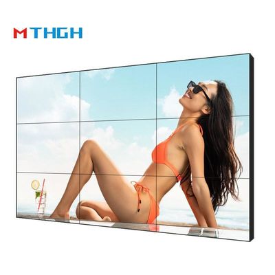 46 اینچ 72% رنگ گاموت ADS پانل صفحه نمایش دیواری ویدئویی LCD با بخیه های 3.5mm