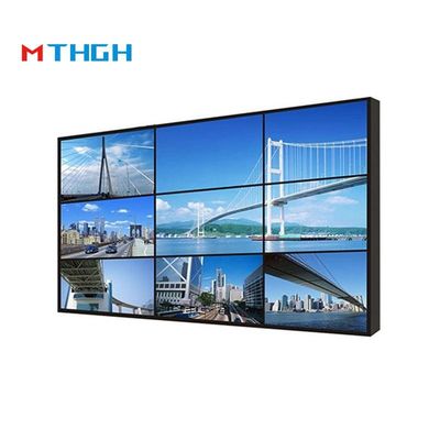 55 اینچ روشنایی 500cd / m2 صفحه نمایش تراز LCD 1200: 1 نسبت کنتراست 3.5mm بخیه