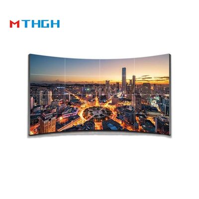 55 اینچ روشنایی 500cd / m2 صفحه نمایش تراز LCD 1200: 1 نسبت کنتراست 3.5mm بخیه