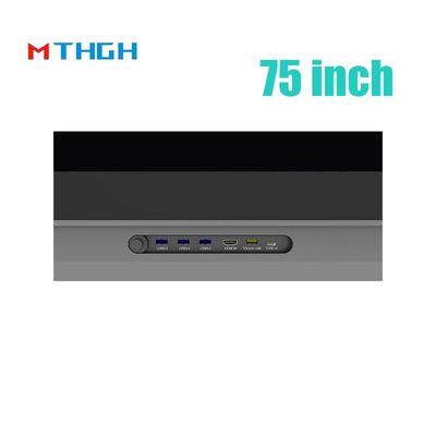 صفحه نمایش 75 اینچی رابط رابط هوشمند صفحه نمایش LED 500cd / M2 آموزش مدرسه
