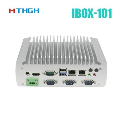 IBOX-101 Plus صنعتی مینی کامپیوتر با HDMI مینی PCIe / MSATA پشتیبانی از ویندوز / لینکس