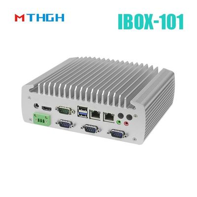IBOX-101 Plus صنعتی مینی کامپیوتر با HDMI مینی PCIe / MSATA پشتیبانی از ویندوز / لینکس