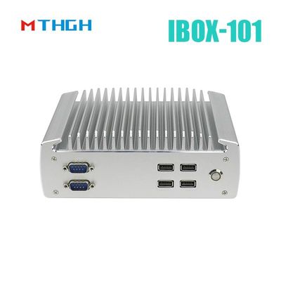 IBOX-101 Plus صنعتی مینی کامپیوتر با HDMI مینی PCIe / MSATA پشتیبانی از ویندوز / لینکس