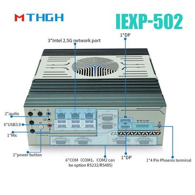 IEXP-502 صنعتی مینی کامپیوتر با مینی PCIe توسعه اسلات ویندوز/لینوکس سیستم عامل