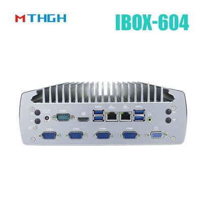 کامپیوتر صنعتی بدون فن IBOX-604 Intel Core I5 6500T SSD HDMI ویندوز / لینوکس