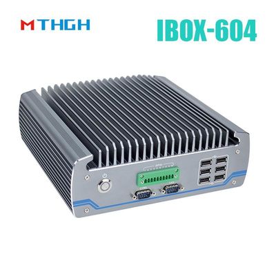 کامپیوتر صنعتی بدون فن IBOX-604 Intel Core I5 6500T SSD HDMI ویندوز / لینوکس
