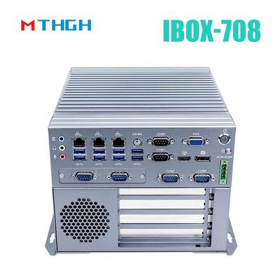 IBOX-708 SSD Intel Core I5 6500T صنعتی مینی کامپیوتر تمام آلومینیوم شاسی -20 ° C ~ 60 ° C دمای