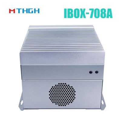 I3 6100T Quad Core Fanless Industrial Mini PC با منبع برق 12 ولت DC و SSD 64G