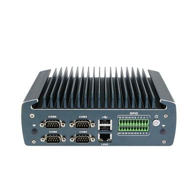 IBOX-1226 J6412 کامپیوتر کوچک صنعتی بدون فن با رم 32GB و ورودی 12 ولت DC