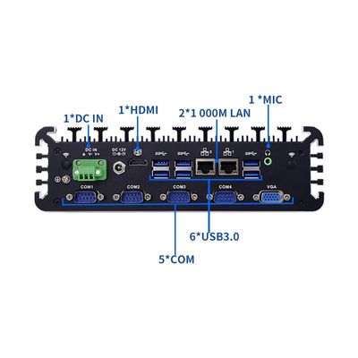 IBOX-3026 پردازنده صنعتی مینی PC 1135G7 بدون فن با گواهینامه CE FCC ROHS