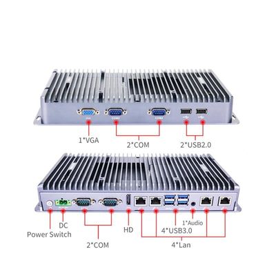 IBOX-3046 مینی پی سی صنعتی بدون فن 10110U پردازنده DC 9V-36V ورودی ولتاژ گسترده
