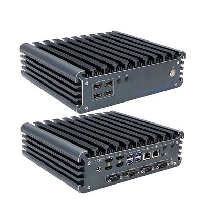 IBOX-3226 Quad Core Refresh بدون فن صنعتی مینی پی سی CE CCC FCC کلاس A RoHS 2.64KG