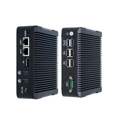 نانو-N5 پلاس صنعتی مینی کامپیوتر چهار هسته ای J3710 1XMSATA 2.5 HDD 2XUSB3.0