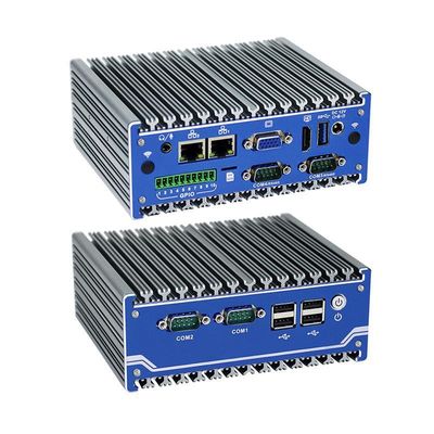نانو تیتانیوم خاکستری صنعتی مینی کامپیوتر N11 DC 12V ورودی 2XIntel I210-AT/I211-AT 1000M