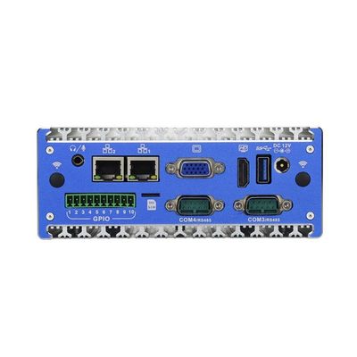 نانو تیتانیوم خاکستری صنعتی مینی کامپیوتر N11 DC 12V ورودی 2XIntel I210-AT/I211-AT 1000M
