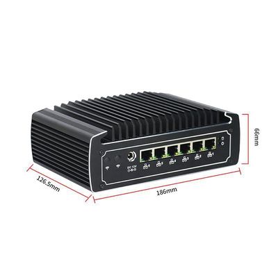IBOX-501 N18 مینی کامپیوتر صنعتی بدون فن Quad Core 32 GB ذخیره سازی با MSATA