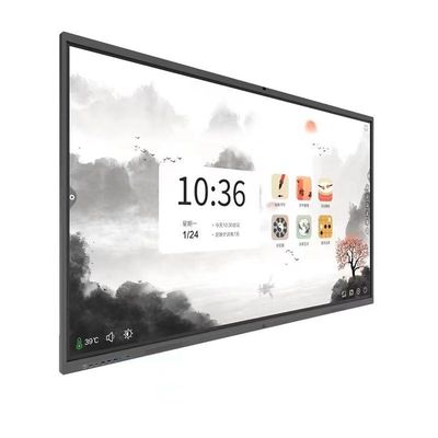 86 اینچ 4K HD زمان پاسخ صفحه لمسی صفحه سفید تعاملی برای اتاق های کنفرانس