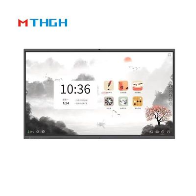 86 اینچ 4K HD زمان پاسخ صفحه لمسی صفحه سفید تعاملی برای اتاق های کنفرانس
