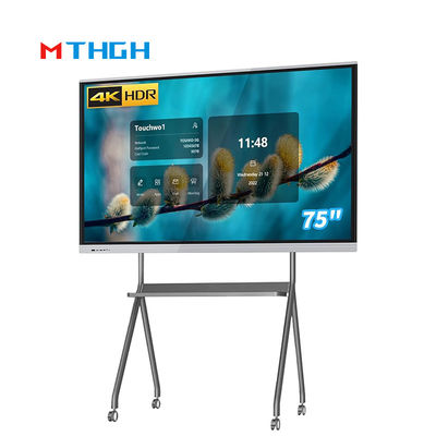 اتاق کنفرانس 75 اینچ 4K HD تخته سفید تعاملی لمس تعاملی همه در یک با USB