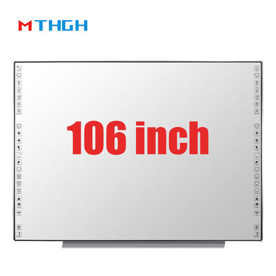 106 اینچ 10 نقطه ای متقابل الکترونیک Whiteboard هوشمند دیجیتال WhiteBoard نسبت 16:10