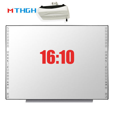 106 اینچ 10 نقطه ای متقابل الکترونیک Whiteboard هوشمند دیجیتال WhiteBoard نسبت 16:10