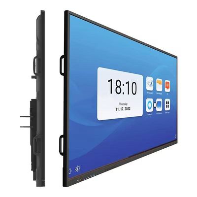 4K 75 اینچ 20-نقطه مادون قرمز لمس هیئت بورد تعاملی برای آموزش کلاس درس مدرسه