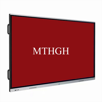 صفحه نمایش 75 اینچی با لمس تعاملی صفحه سفید 4K روشنایی ≥350cd/m2 پاسخ ≤8ms