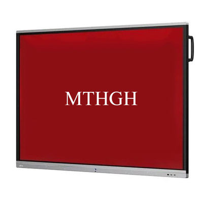 صفحه نمایش 75 اینچی با لمس تعاملی صفحه سفید 4K روشنایی ≥350cd/m2 پاسخ ≤8ms