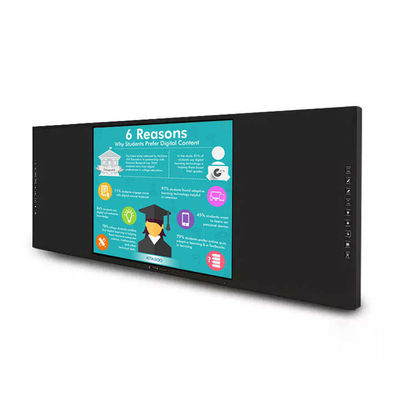 MTHGH 65 اینچ پشتیبانی چند کاربر هوشمند الکترونیک Blackboard با پردازنده I3/I5/I7/I9