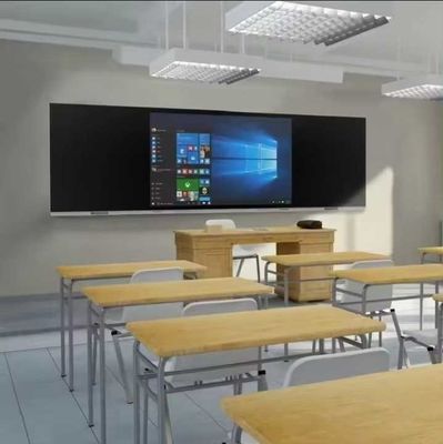 صفحه سیاه دیجیتال هوشمند 86 اینچی با نسبت ابعاد 16 9 و طول ≥4450mm برای محیط یادگیری تعاملی