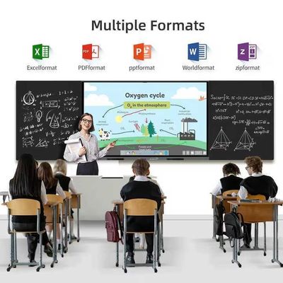 4GB رام هوشمند دیجیتال بلک برد با صفحه نمایش 75 اینچی و پورت های HDMI
