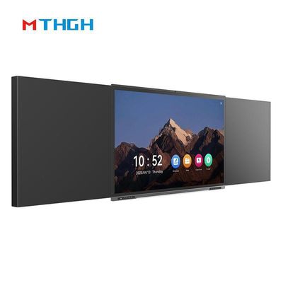 همکاری 65 اینچی ساده با پشتیبانی چند کاربر صفحه سفید هوشمند دیجیتال و رابط USB2.0/3.0