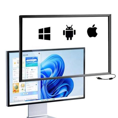 55 اینچ کسب و کار خود را با صفحه لمسی مادون قرمز ارتقا دهید -30C-80C محدوده عملیاتی