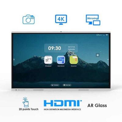 صفحه نمایش هوشمند با صفحه لمسی غوطه ور 3840x2160 4K رزولوشن 1200 1 نسبت کنتراست