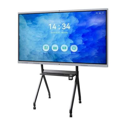 صفحه نمایش لمسی با کیفیت بالا صفحه نمایش سفید 55 اینچ نسخه سیستم اندروید 13.0