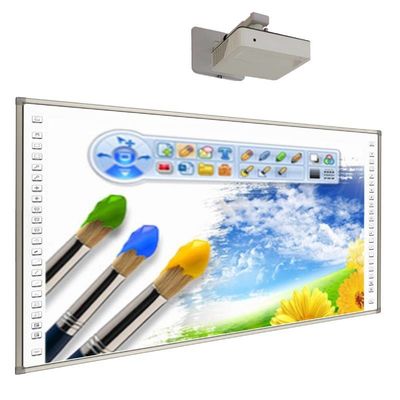 صفحه سفید تعاملی هوشمند ۱۵۰ اینچی با ۲۰ نقطه لمس و پردازنده I3/i5/i7/i9 اختیاری