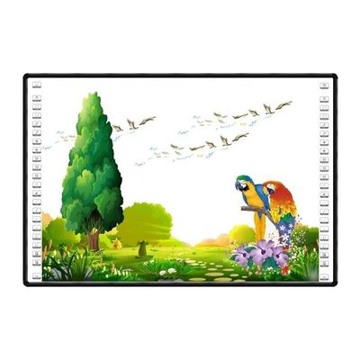 150 اینچ مادون قرمز تعاملی هوشمند صفحه سفید دیجیتال، رزولوشن 3840x2160 برای آموزش آموزش