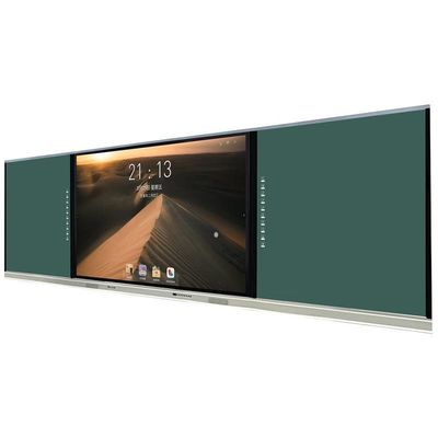 صفحه سیاه دیجیتال هوشمند می تواند ضبط کند 65/75/86 اینچ Whiteboard Green Board OPS 20-40 Point Touch رابط HDMI / USB