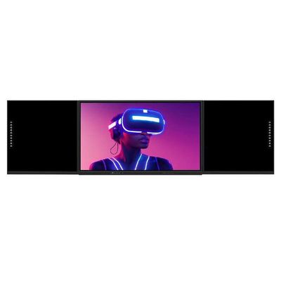 ورودی 180-260 ولت AC 75 اینچ صفحه نمایش لمسی تعاملی صفحه نمایش LED صفحه هوشمند دیجیتال Blackboard برای افزایش کارایی