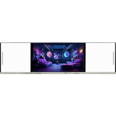 ورودی 180-260 ولت AC 75 اینچ صفحه نمایش لمسی تعاملی صفحه نمایش LED صفحه هوشمند دیجیتال Blackboard برای افزایش کارایی