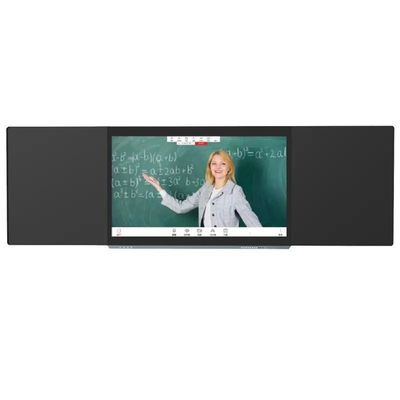 75 اینچ Smart Digital Blackboard مادون قرمز 40 تماس های تعاملی کلاس درس مدرسه تدریس تخته سفید با لوازم جانبی پاک کننده